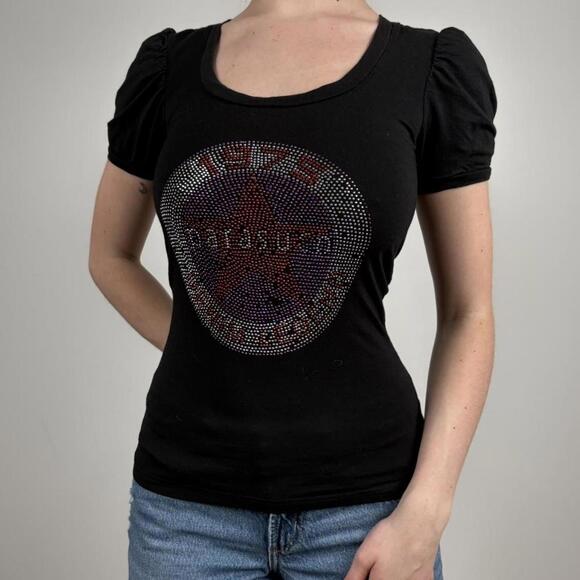 Parasuco Women's Black Tshirt - Picture 2 of 5